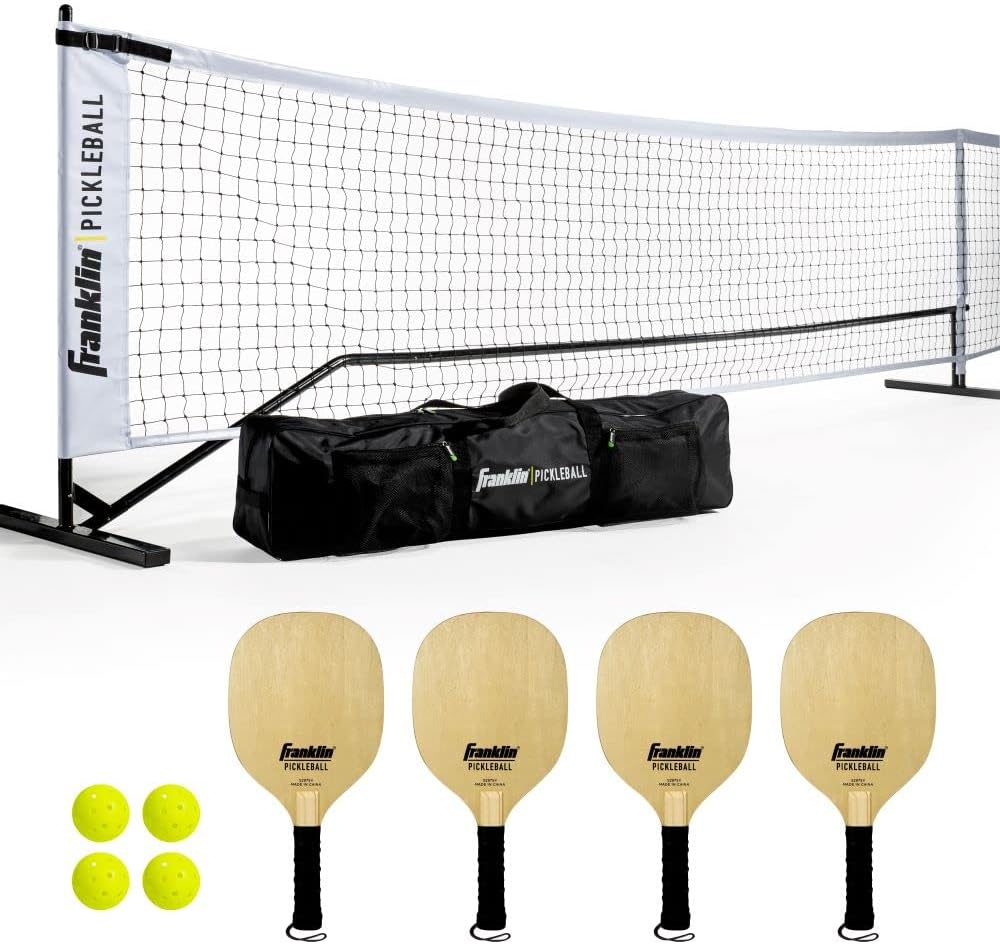 Franklin Sports Pickleball Nets - Portable Outdoor Pickleball Net Systems