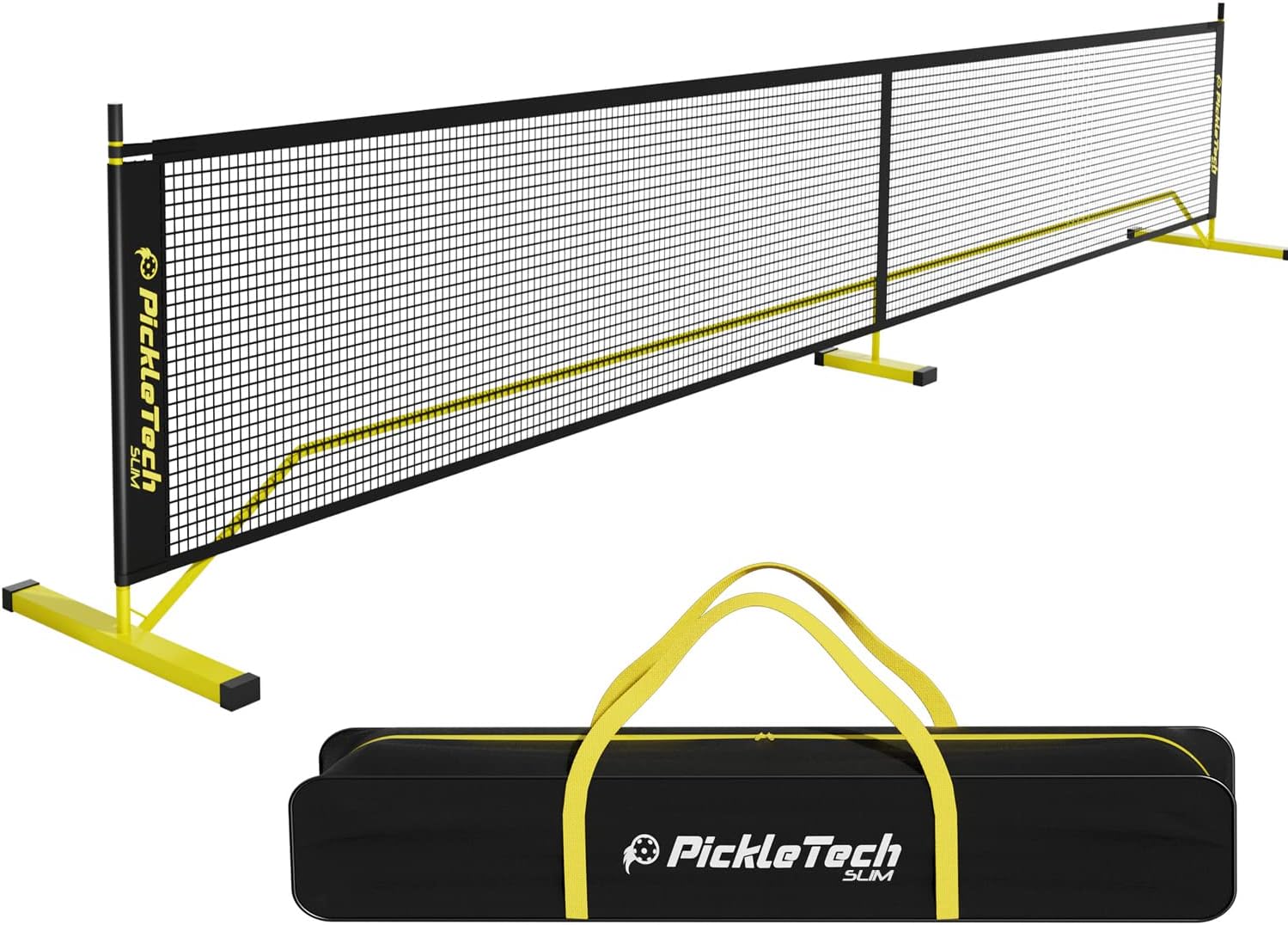 Pickletech Slim Version Portable Pickleball Nets Outdoor Game 22 FT