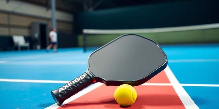 Proton Series One Type A pickleball paddle on court.